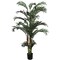 7ft Areca Palm Tree - 28 Silk Leaves in Black Pot, Realistic Greenery, Indoor/Outdoor Decor - Perfect for Homes, Offices, Events & All-Season Use, Floral Home by Artificial Flowers
